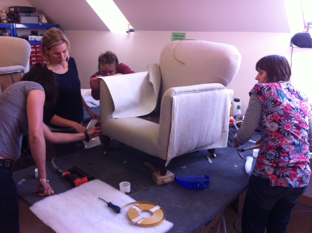 Upholstery Students Take On Project For Maggie’s Centre Fife